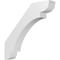 Ekena Millwork 3 1/2-in. W x 20-in. D x 20-in. H Olympic Architectural Grade PVC Knee Brace BRCP035X20X20OLY - alternate 1